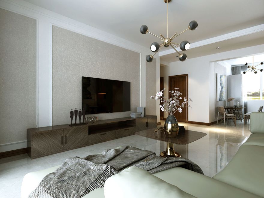  保利拉菲  129平米現(xiàn)代風(fēng)格